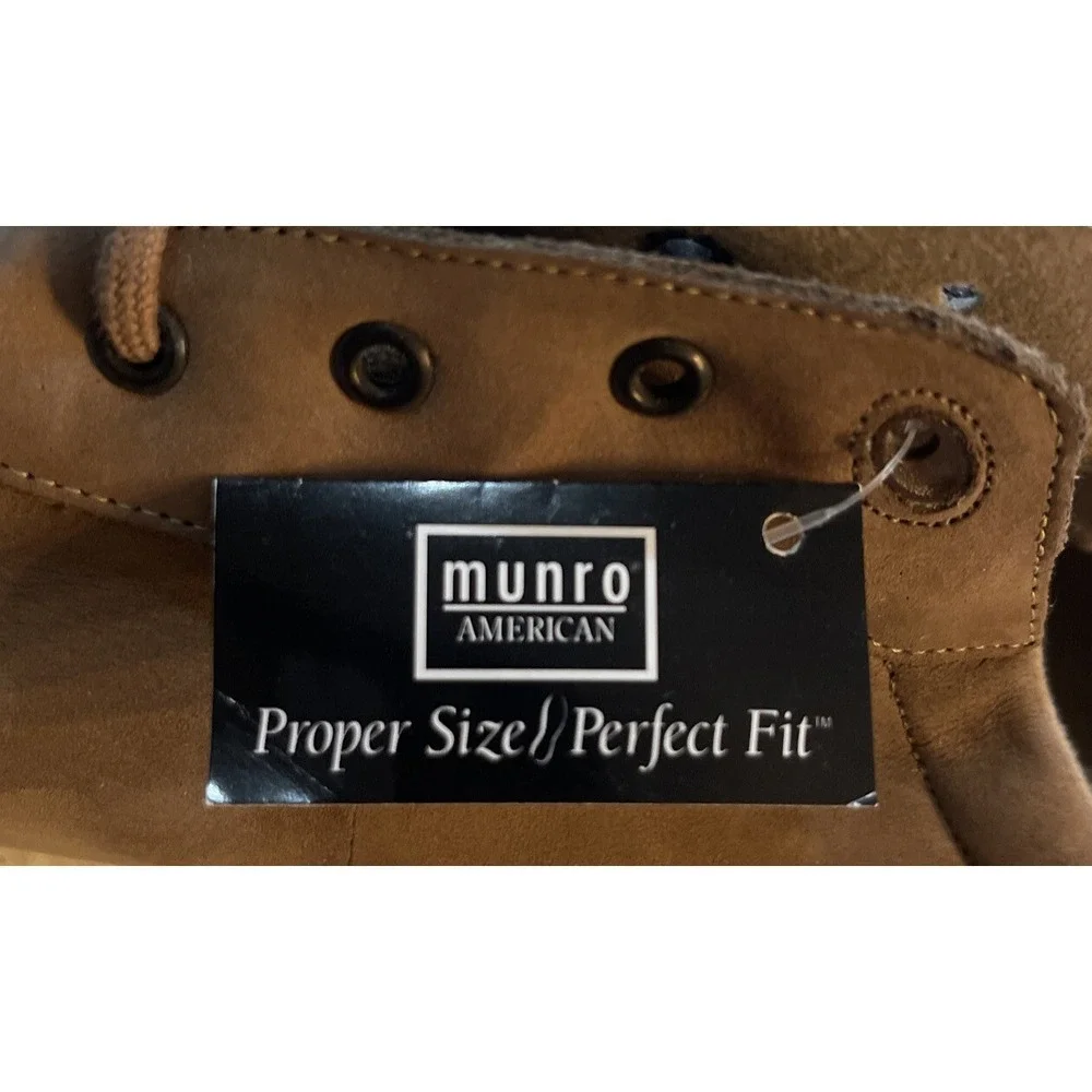 Munro Park Birch Leather Nubuck Walking Casual Shoes Men's Sz 12 WW Suede